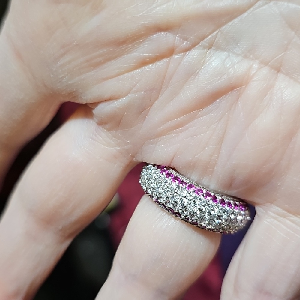 Victoria Wieck Eternity Ring Size 7 - Picture 2 of 6